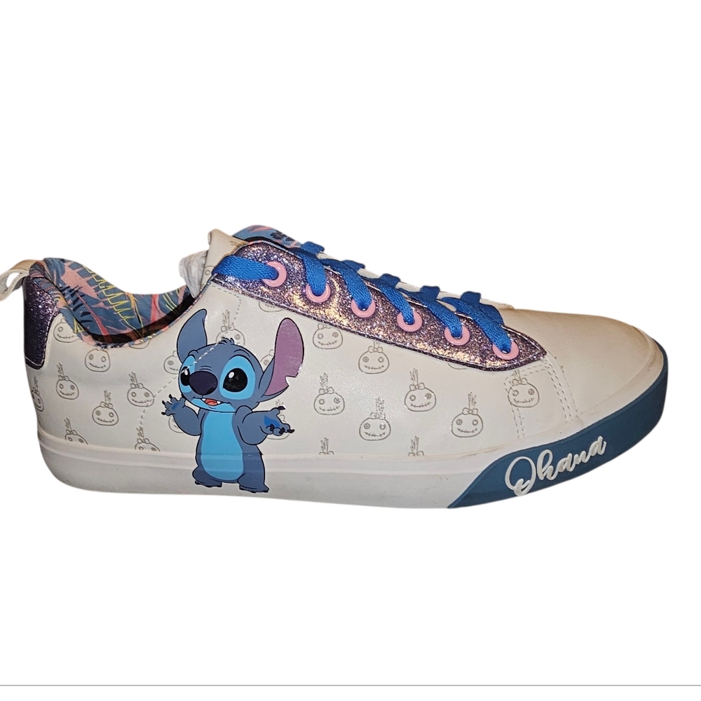 Disney Stitch Women's Low Top Lace Up Sneaker Groundup
